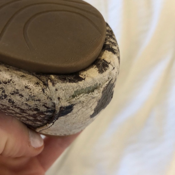 KATE SPADE leather snakeskin moccasin loafer 7.5 - Picture 4 of 6